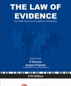 Lexis Nexis The Law of Evidence (Paperback) by Ratanlal & Dhirajlal 27th Edition August 2019
