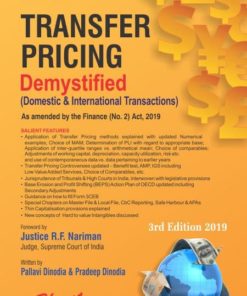 Bharat's Transfer Pricing Demystified (Domestic & International Transactions) by Pallavi Dinodia & Pradeep Dinodia - 3rd Edition August 2019