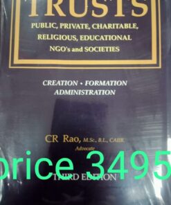 Puliani's Trusts Public, Private, Charitable, Religious, Educational NGO's And Societies by CR Rao - 3rd Edition 2023