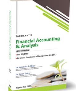 Taxmann's Financial Accounting & Analysis by Narender L. Ahuja - Reprint July 2023