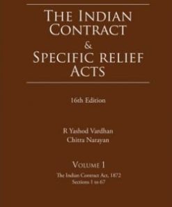 Lexis Nexis's The Indian Contract and Specific Relief Acts by Pollock & Mulla - 16th Edition August 2019