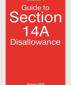 Taxmann's Guide to Section 14 A Disallowance Edition August 2019