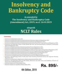 Bharat's Insolvency and Bankruptcy Code alongwith NCLT Rules - 4th Edition September 2019