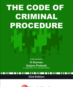 Lexis Nexis's The Code of Criminal Procedure Code by Ratanlal & Dhirajlal 23rd Edition 2020