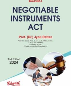 Bharat's Negotiable Instruments Act by Dr. Jyoti Rattan