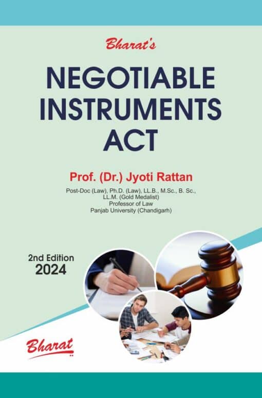 Bharat's Negotiable Instruments Act by Dr. Jyoti Rattan