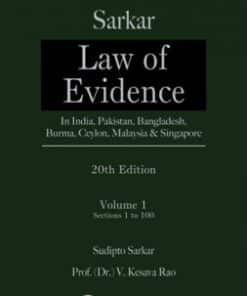 Lexis Nexis's Law of Evidence by Sarkar - 20th Edition 2020