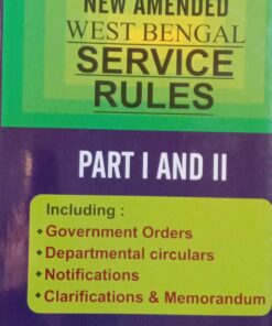 KLH's West Bengal Service Rules (WBSR) (Part I & II) by R.R. De