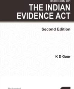 Lexis Nexis Textbook on The Indian Evidence Act by KD Gaur - 2nd Edition March 2020