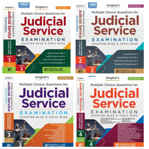 Singhal's Multiple Choice Questions for Judicial Service Examination (Chapter-wise and Topic-wise)