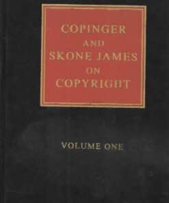 Sweet & Maxwell's Copinger and Skone James on Copyright - South Asian Edition 2019