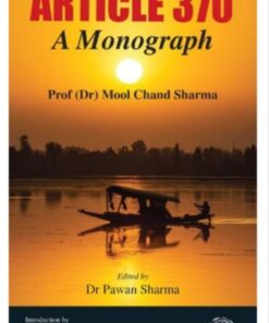 Oakbridge's Article 370 - A Monograph by Dr Pawan Sharma - 1st Edition 2021