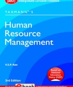 Taxmann's Human Resource Management | UCGF by V.S.P Rao - 3rd Edition March 2023