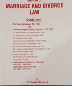 TNL's The West Bengal Manual of Marriage and Divorce law