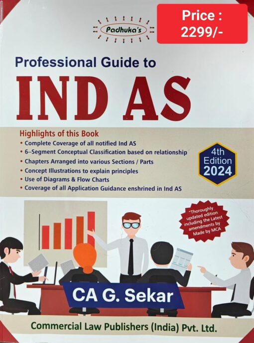 Commercial's Professional Guide to Ind AS by G Sekar - 4th Edition 2024