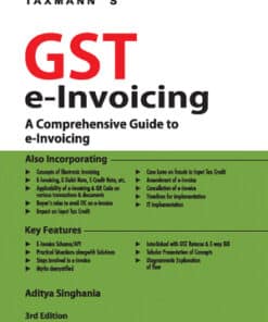 Taxmann's GST e-Invoicing by Aditya Singhania - 3rd Edition 2022