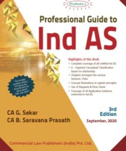 Commercial's Professional Guide to Ind AS by G Sekar - 3rd Edition September 2020
