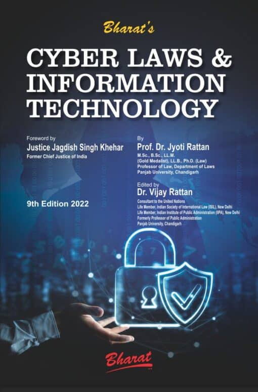 Bharat's Cyber Laws & Information Technology by Dr. Jyoti Rattan - 9th Edition 2022