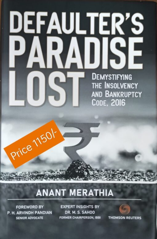 Thomson's Defaulter’s Paradise Lost by Anant Merathia - 1st Edition 2023