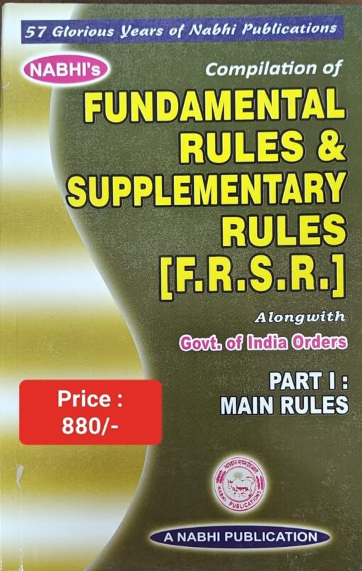 Nabhi’s Compilation of Fundamental Rules & Supplementary Rules (F.R.S.R.) - 2nd Revised Edition 2024