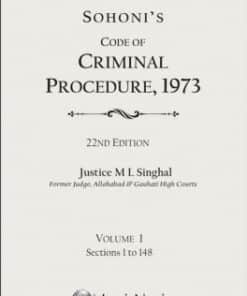Lexis Nexis's Code of Criminal Procedure,1973 by Sohoni - 22nd Edition 2018