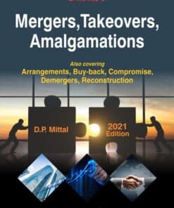 Bharat's Mergers, Takeovers, Amalgamation by D.P. Mittal - 1st Edition 2021