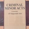 Lexis Nexis’s Criminal Minor Acts (157 Important Acts and Rules) (Legal Manual) - 2022 Edition