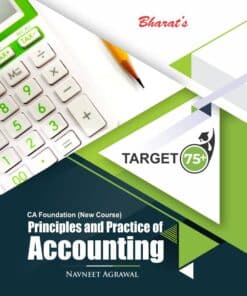Bharat's Principles and Practice of Accounting by Navneet Agrawal for May 2021 Exams