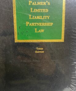 Sweet & Maxwell's Limited Liability Partnership Law by Palmer - 3rd South Asian Edition 2020