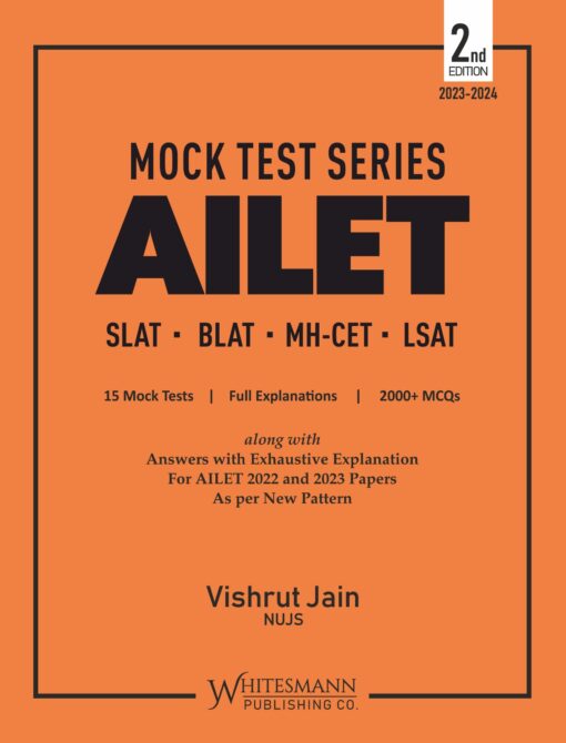 Whitesmann’s Mock Test Series AILET 2023-2024 by Vishrut Jain - 2nd Edition 2023
