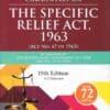 DLH's The Specific Relief Act ,1963 (In 2 Volumes) by Anand & Iyer - 15th Edition 2022