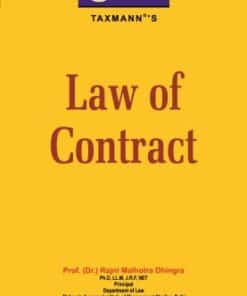 Taxmann's Law of Contract by Rajni Malhotra Dhingra - Edition February 2021