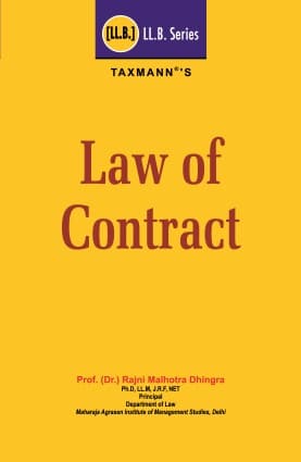 Taxmann's Law of Contract by Rajni Malhotra Dhingra - Edition February 2021
