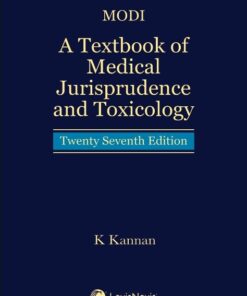 Lexis Nexis’s A Textbook of Medical Jurisprudence and Toxicology (HB) by Modi - 27th Edition 2021