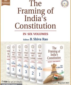 LJP's The Framing of India's Constitution by B. Shiva Rao - Reprint Edition 2021