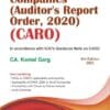 Bharat's Companies (Auditor's Report) Order, 2020 (CARO) By CA. Kamal Garg - 6th Edition 2023