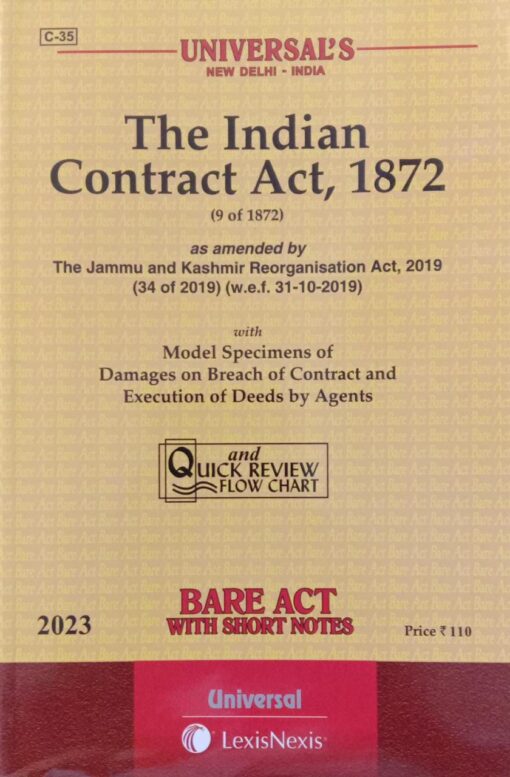Lexis Nexis’s Contract Act, 1872 (Bare Act) - 2023 Edition