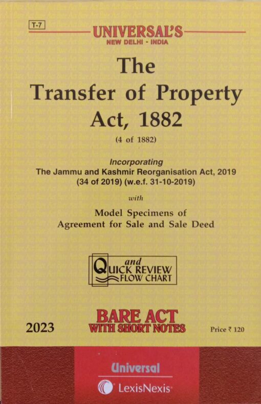 Lexis Nexis’s Transfer of Property Act, 1882 (Bare Act) - 2023 Edition