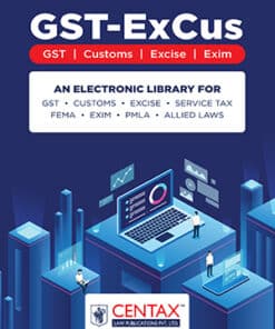 Centax's GST-ExCus DVD 2023 (January to December) by R.K. Jain