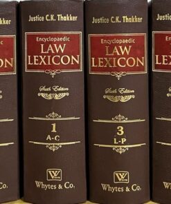 Whytes & Co's Encyclopaedic Law Lexicon by Justice C.K. Thakker - 6th Edition 2023