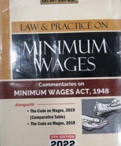 LPH's Commentaries on Minimum Wages Act, 1948 by S. B. Rao - 5th Edition 2022