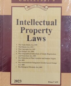 Lexis Nexis’s Intellectual Property Laws (Acts only) (Pocket size) - 2023 Edition