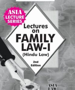 ALH's Lectures on Family Law I (Hindu Law) by Dr. Rega Surya Rao - 2nd Edition Reprint 2022