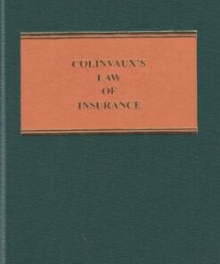 Sweet & Maxwell's Law of Insurance by Robert Merkin Colinvaux - South Asian Reprint