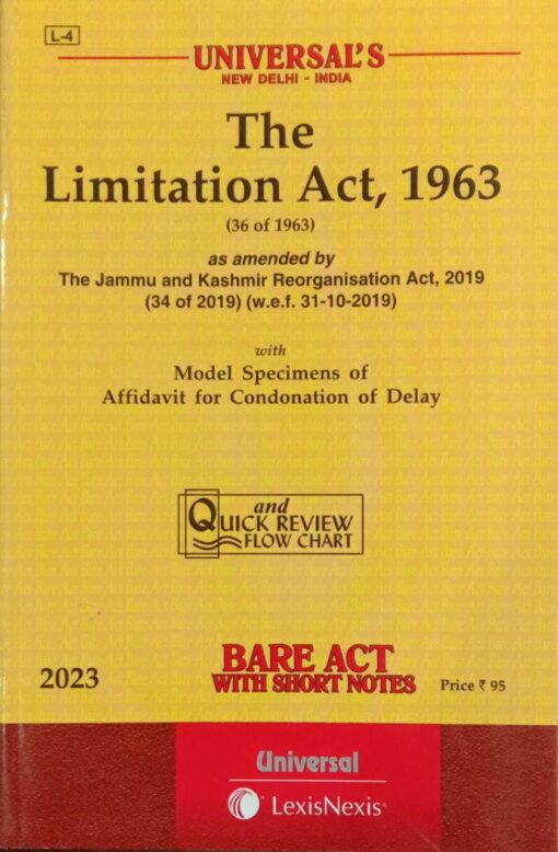 Lexis Nexis’s Limitation Act, 1963 (Bare Act) - 2023 Edition