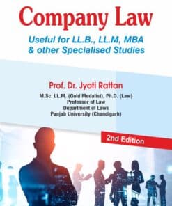 Bharat's Company Law by Dr. Jyoti Rattan - 2nd Edition 2023