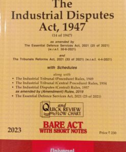 Lexis Nexis’s The Industrial Disputes Act, 1947 (Bare Act) - 2023 Edition