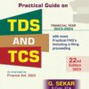 Commercial's Practical guide on TDS and TCS (Financial Year 2023-24) by G Sekar - 22nd Edition 2023