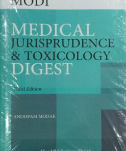 Vinod Publication's Medical Jurisprudence & Toxicology Digest by Anoopam Modak - 3rd Edition 2023