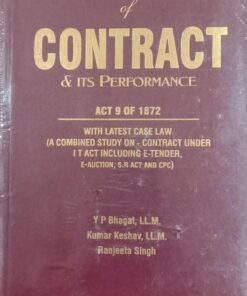 Vinod Publication's Law of Contract & Its Performance by Y.P. Bhagat - Edition 2022